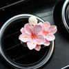 Ins-Style Summer Peach Blossom Cute Pink Air Conditioner Vent Clip Decoration Perfume Aroma Diffuser Stone