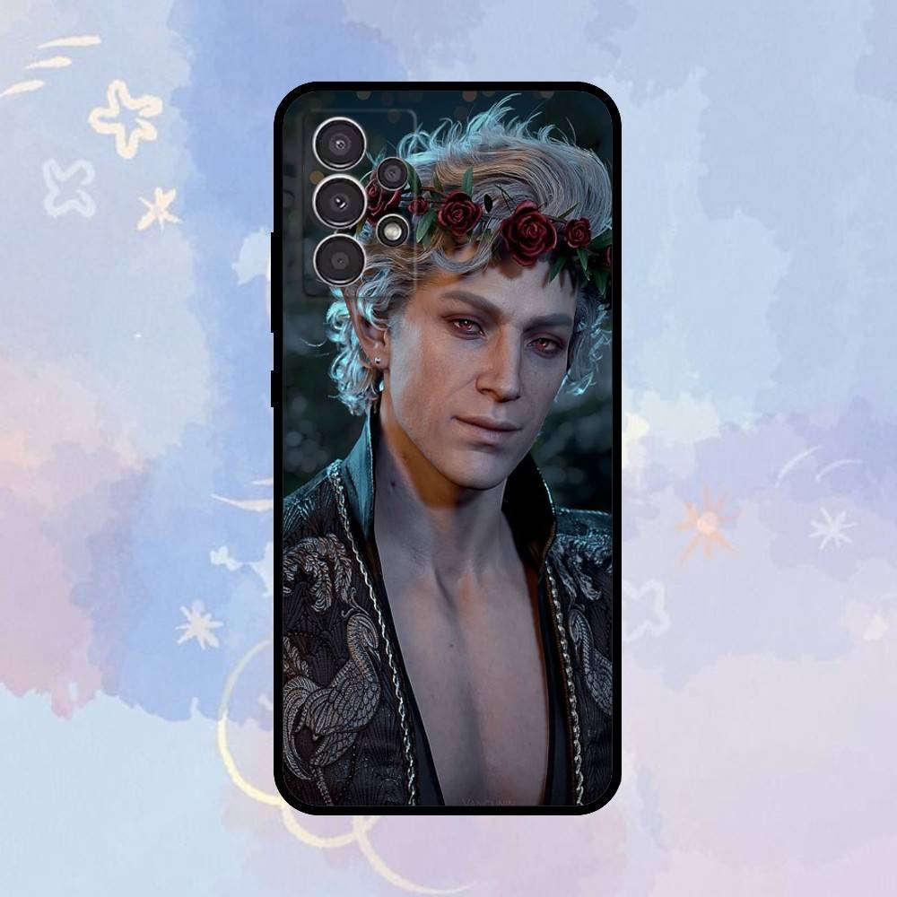 

AAA B-Baldur Gate 3 AstarionS Phone Case For Samsung Galaxy A73,A72,A71,A70,A53,A52,A51,Others Soft Black Cover Samsung a71 5g