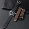 Handmade Cowhide Leather Watchband Strap 20mm 22mm 24mm 26mm Vintage DarkBrown Padded Watchband for PAM111 441 Soft Men Bracelet