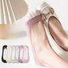 Boat Socks For Women In Summer with Shallow Invisible Socks Anti-drop Heels Thin Short Socks