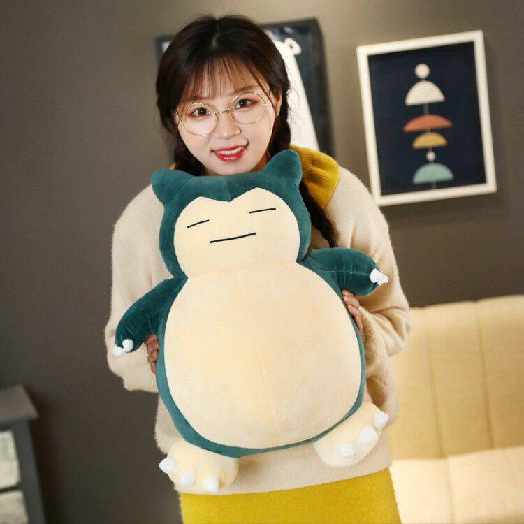 Snorlax Plush Toys 30/50cm Cartoon Japan Anime Monster Elf Soft Stuffed Animal Doll for Girls Birthday Gift