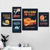 Art Canvas Oil Painting Space Travel Universal Planet Moon Mars Saturn Poster And Print Wall Pictures For Living Room Home Decor