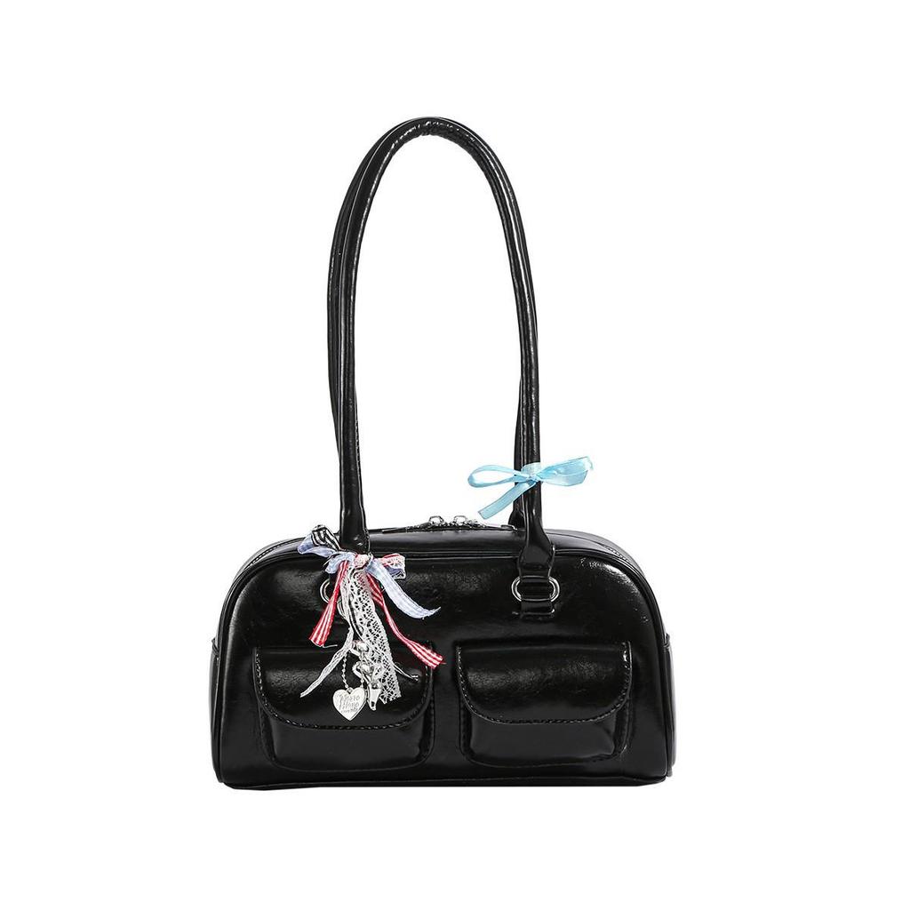 Versatile Boston Tote Shoulder Bag - Underarm Carry