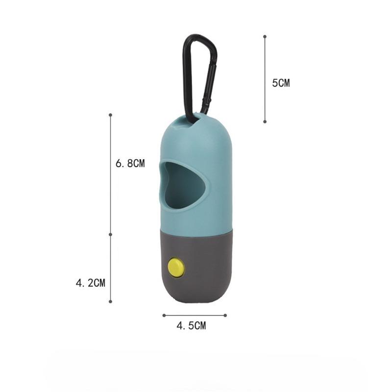 Pet Supplies, Pet Garbage Bag Dispenser with Led Lighting, Capsule Dispenser
