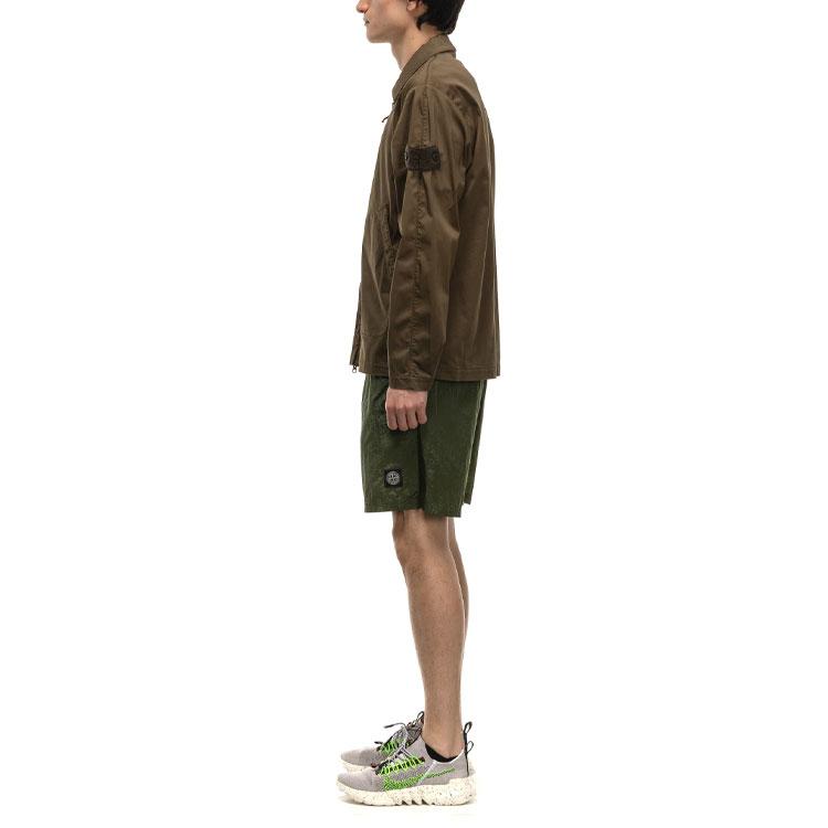 STONE ISLAND Swimming Trunks Olive Men Swimwear Green 7615B0943-V0058