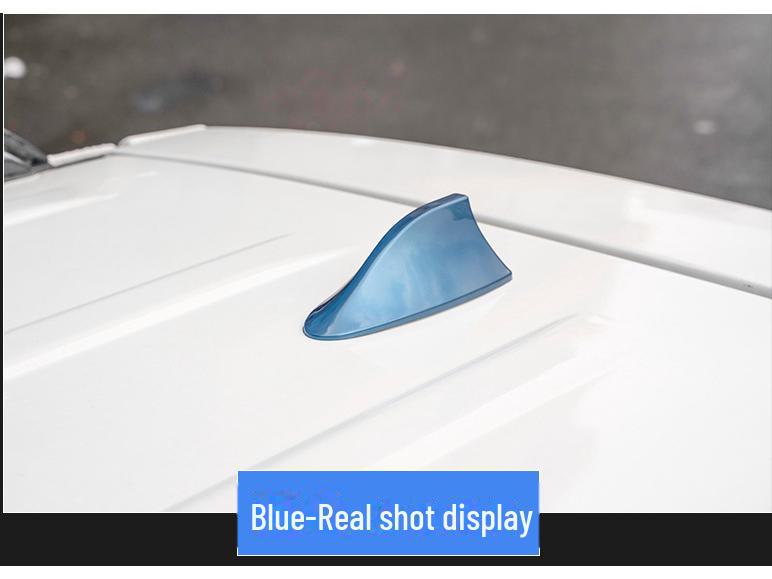 Shark Fin Antenna Car Roof Decoration Signal Radio Arc Color Fininantenna.