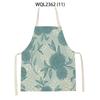 Retro Flowers Plant Pattern Aprons Home Baking Cooking Kitchen Aprons for Women Men Outdoor Garden Cleaning Aprons
