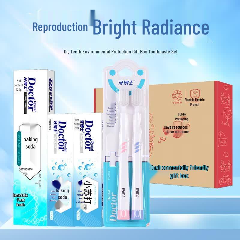 Dr. Dental Baking Soda Toothpaste Family Pack