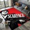 S-ScarfaceS The World is Yours Movie 3D Print Carpet Rug Art for Room Decor Home Bedroom Gifts Fans Area Rug Non-slip Floor Mat