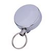 2 Pcs 65cm Retractable Pull Chain Metal Retractable Badge Holder Pull Chain Reel  Education Sector
