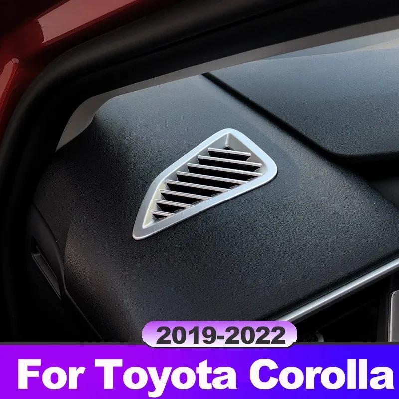 For Toyota Corolla E210 -  2024 ABS Car Styling Dashboard Air Outlet Bezel Trim Ring Frame Cover Sticker Accessories