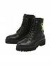 Pepe Jeans Schwarze Leder-Ankle Boots mit Schnalle 38 Awe