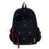 Schoolbag Girls School Bag Simple Versatile Backpack College Student Middle School Student Cute Embroidered Bow Lightweight Travel Backpack