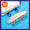 Xiaomi Stainless Steel Mobile Phone Lanyard Gasket Hanging Cord Clips Ultra Thin Metal Cellphone Tether Patch Replacement Card Clip
