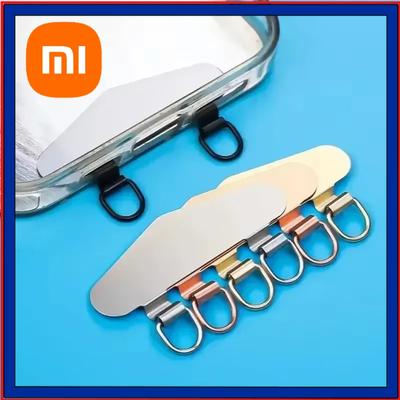 Xiaomi Cordón para Teléfono Móvil de Acero Inoxidable Junta Clips para Colgar Cordón de Metal Ultra Fino Parche de Correa para Teléfono Móvil Clip de Tarjeta de Reemplazo