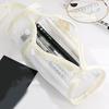 Large Capacity Pencil Bag Cylindrical Pencil Case Pen Pouch Clear Pencil Pouch Pen Case School Office Supplies