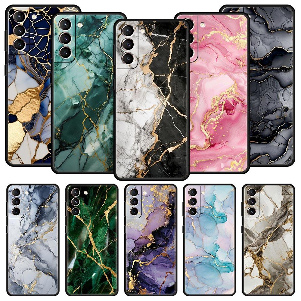 Aquarell Marmor Handyhülle Für Samsung Galaxy S25 S24 S23 S22 S20 Ultra S21 FE 5G S10 Plus S10E Weiche TPU Hülle