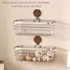 Stainless Steel Kitchen Wall Hanging Rack Walnut Hanging Onion Storage Box  Fruit