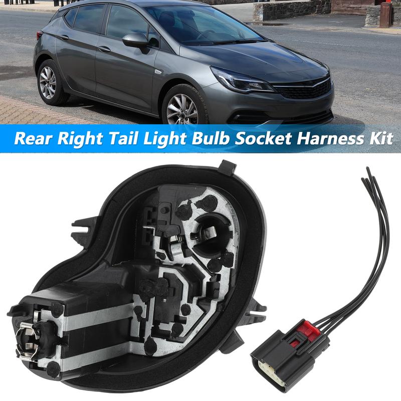 X Autohaux Rear Right Tail Light Bulb Holder Harness for Vauxhall for Astra K No.39001578