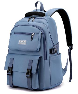 Riaminy Large Capacity Backpack for Women and Girls, Korean Style, Blue, Perfect for School, Work, Travel, Korean Style Backpack, Unisex, A4 Size,
