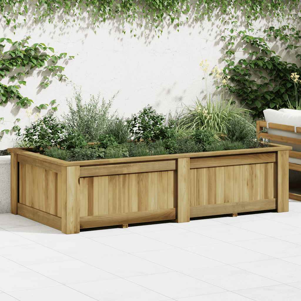Raised Garden Bed 196 X 100 X 50 Cm Pressure Treated Pine Wood