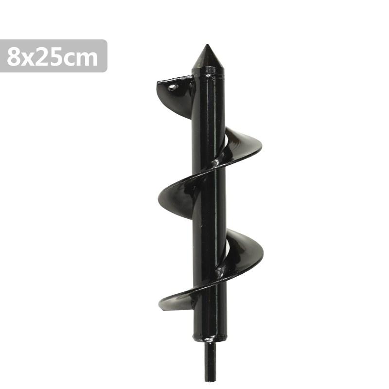 High Quality Earth Auger Drill Bit Garden Auger Spiral Bit Flower Planting Hole Digger Ground Auger Yard Gardening Planting Tool