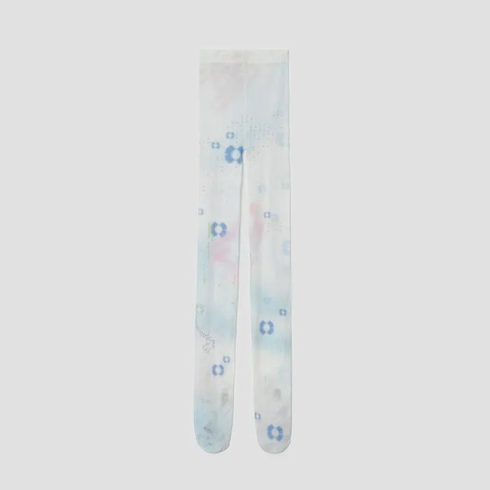 [4th] Soft Trace Tights [Blue]