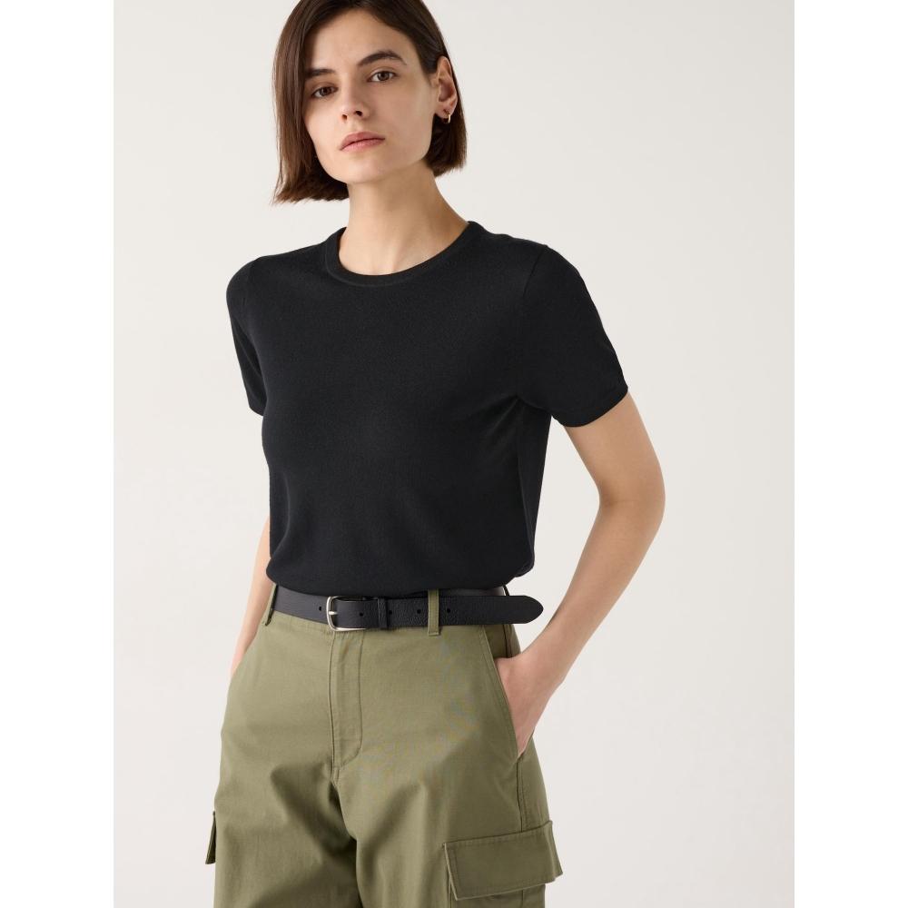 

Свитер Uniqlo Merino с круглым вырезом и коротким рукавом 01 OFF WHITE/WOMEN XS