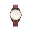 Wilseupabeulig Wooden Men'S Wristwatch - Mocha White