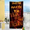 Galatasaray Beach Towel Super Soft Microfiber Quickdry Fabric Comfortable Lightweight