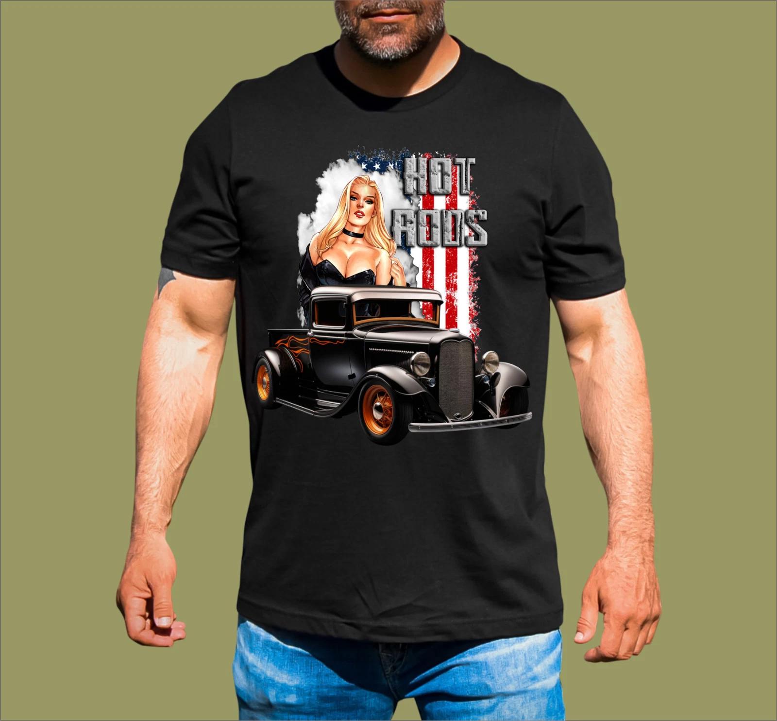 HOTROD PINUP GIRL T-SHIRT S