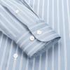 FIRS Men's Wrinkle-Free Stretch Striped Long Sleeve Shirt