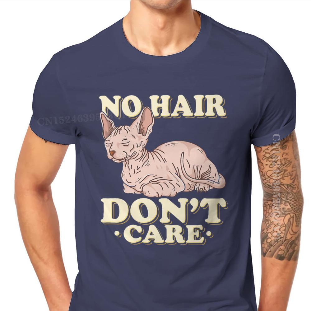 No Hair Sphinx Hip Hop Tshirts Canadian Hairless Cat Sphynx Printing Tops Comfortable Men T Shirts Clothing Unique Fathers Day