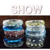 1Pc DIY Crystal Epoxy Mold Dry Flower Crystal Bracelet Mold Prismatic Bracelet Accessories