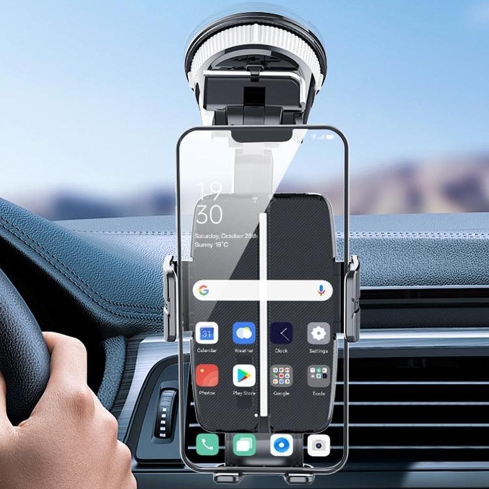X251 Car Suction Cup Mount Phone Holder Adjustable Cellphone Bracket for Dashboard/Windshield