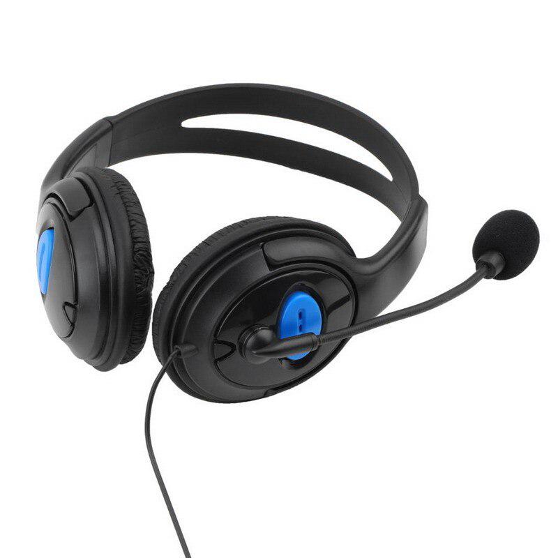 Wired Gaming Bass Over-Ear Headset Headphones with Microphone for PS4 PlayStation