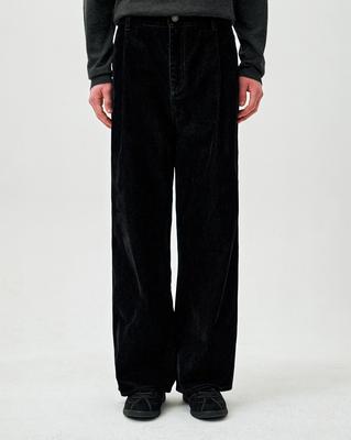 ZIOSONGZIO Velvet Denim Pants Black Zi2Pt251Bk
