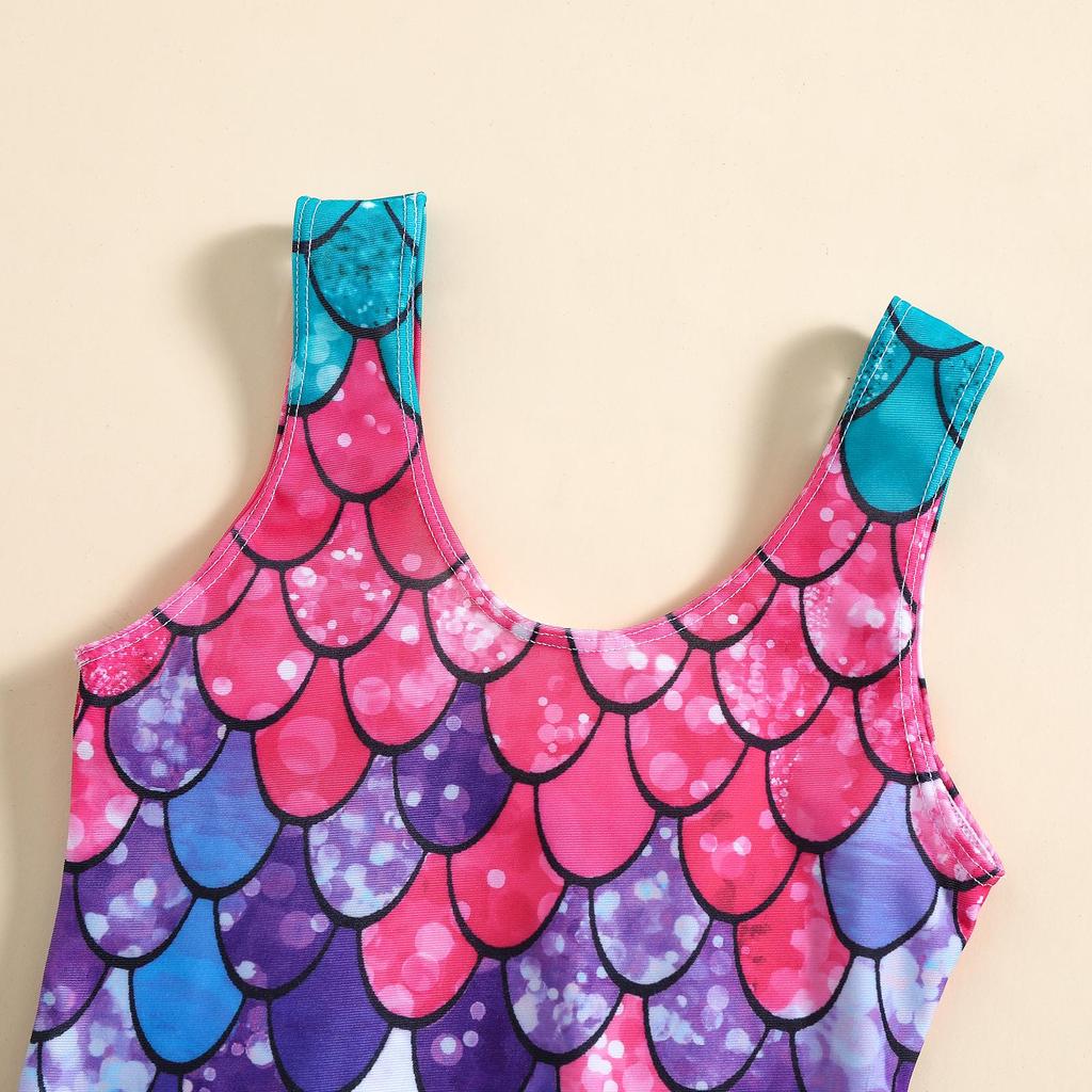 Strój kąpielowy dla niemowlaka Syrenka - Słodka Mała Księżniczka Strój plażowy