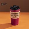 Water Bottle 420ml Coffee Mug Capacity Plastic Grade Large Cup Food Juice Anti-slip with Dust-proof