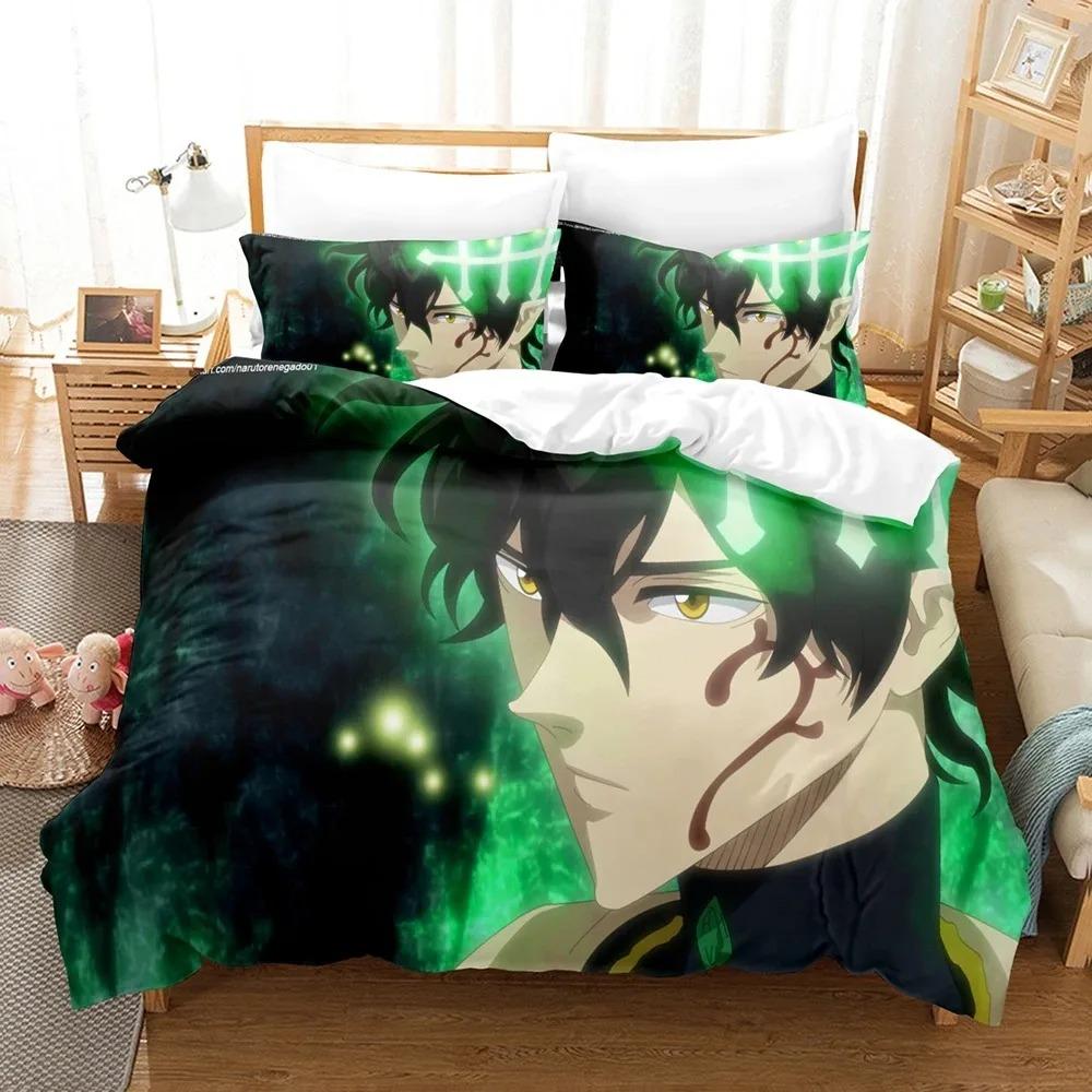 3D Print Anime Black Clover Bedding Collections Duvet Cover Collection With Pillowcase Twin Full Queen King Bedclothes With Bed Linen Home Textiles