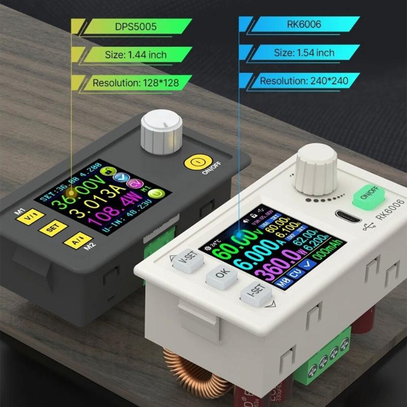 Digital Power Supply 0 60V 0 6.0A Adjustable Designs With USB Communication and Cooling Fan Systems High Performances