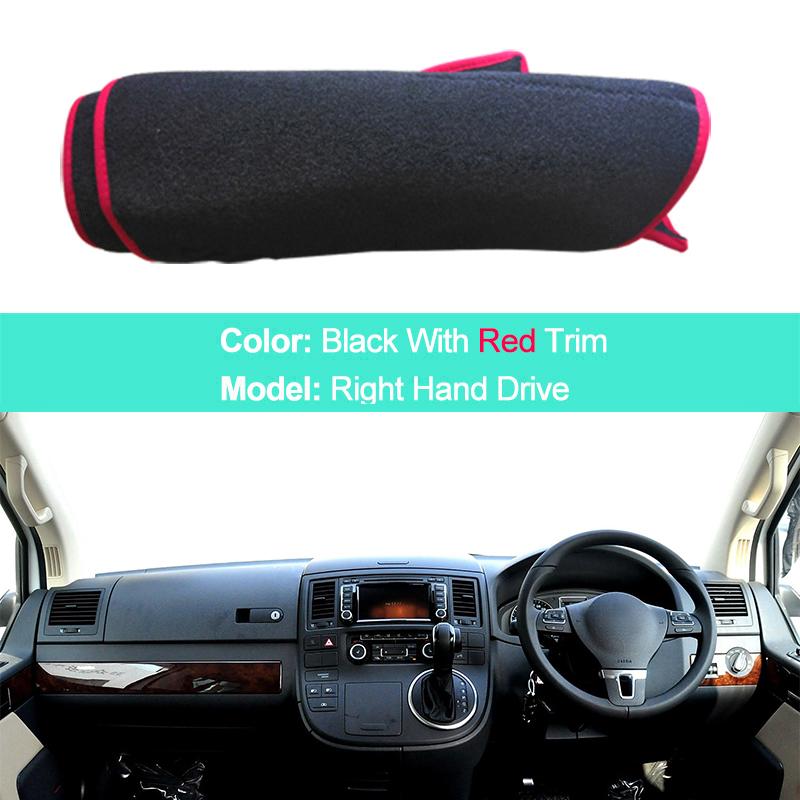 For Volkswagen VW Transporter T5 Caravell 2004-2015 Car Dashboard Cover Dash Mat Sunshade Carpet Interior Anti-UV Accessories
