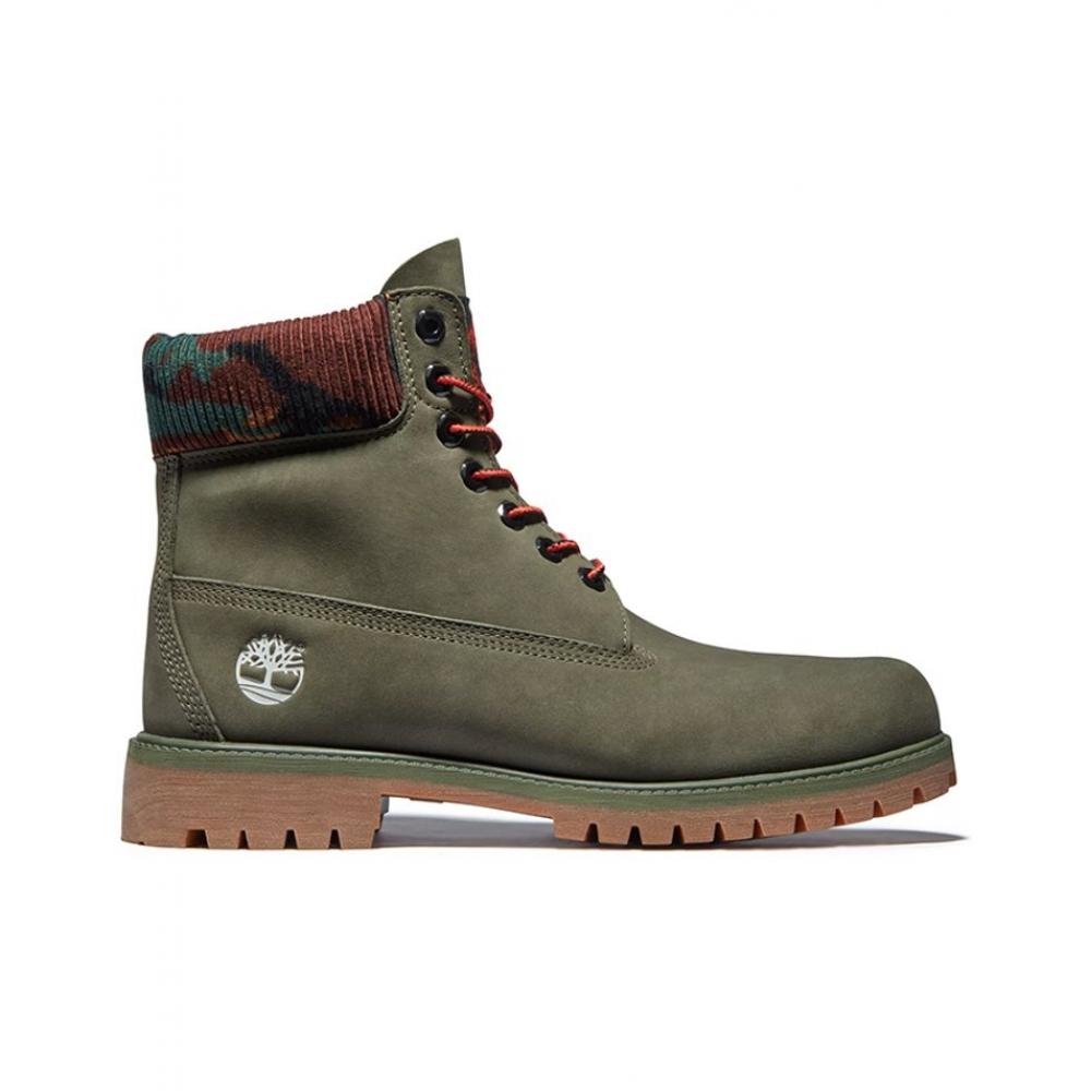 Nike Timberland 6 Inch Premium Warm Boots Green Camo