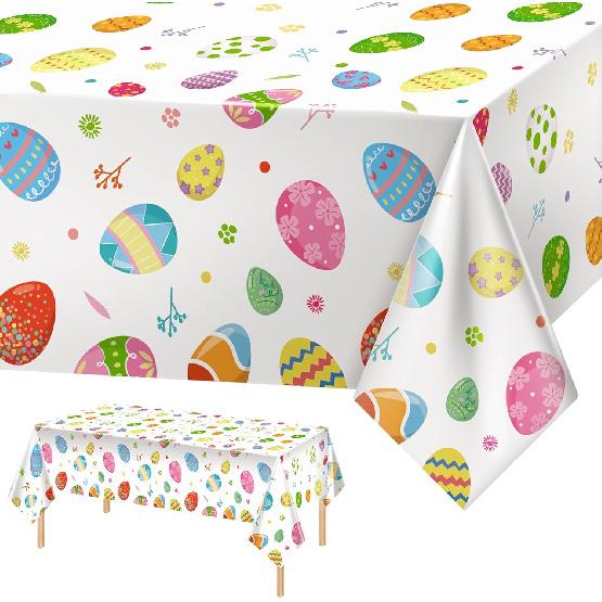 Thanksgiving Fall Disposable Tablecloth, 2 Pack Rectangle Fall Pumpkin Tablecloth Thanksgiving Table Covers Plastic for Fall Theme Harvest Party