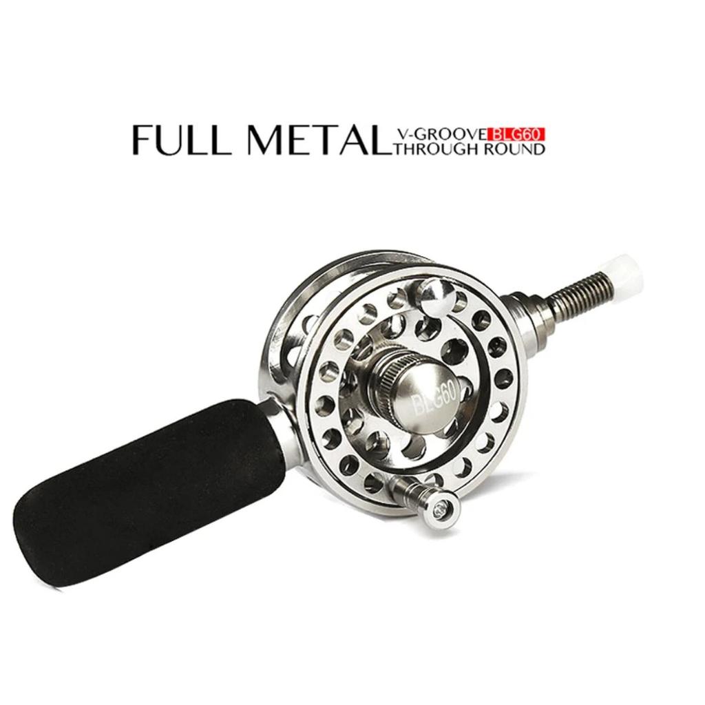 DIY Nachrüstbares Hohlrollenhalter für Bachkarpfen Angelrute Innenliegende Schnur Vollmetall Baitcasting Rolle Modifikation 2+1BB Floß Gussgetriebe 260319