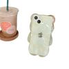 3D Cartoon Little Bear Transparent Anti-Fall Phone Case for iPhone 11/12/13/14/15/16 PROMAX