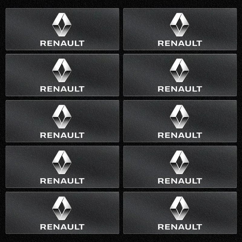 1/2/5/10pcs Car Interior Dekoration Stickers Badges Auto Styling For renault Koleos Kadjar Scenic Megane Sandero Grand Sill S555