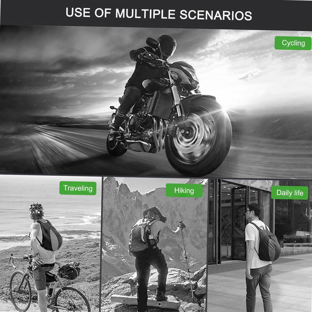 Motorcycle Helmet Backpack Lightweight Storage Carrying Bag for Riding Bicycle Motorcycle Sport Gym Training Also Fit