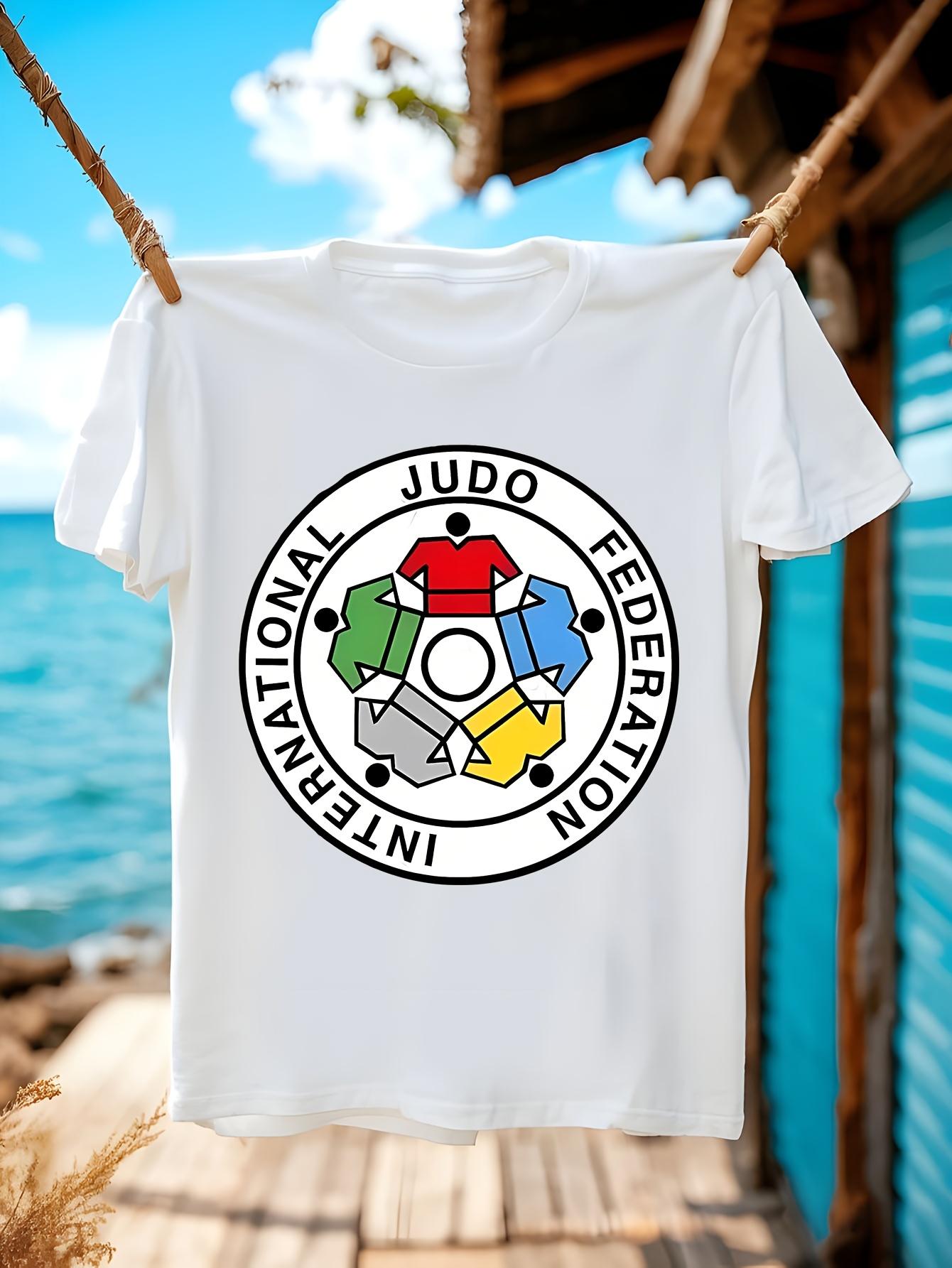International Judo Federation Tshirt - White Martial Arts... S