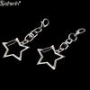 30Pcs Unique Alloy Star Keyring Pendant Star Shaped Clasp For DIY Projects